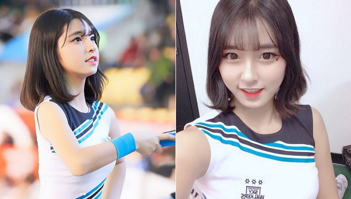 야구장에 등장한 '한화 아이유' 치어리더 이하은 (사진) | 위키트리
