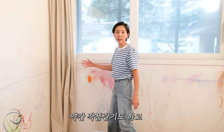 아들의 낙서를 작품으로 만든 김나영의 따뜻한 보금자리