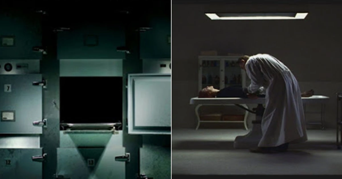 영화 '애프터라이프'의 한 장면과 영화 '더 바디'의 포스터 일부를 합했습니다.