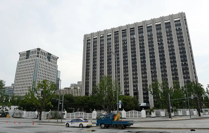 정부서울청사 본관 전경