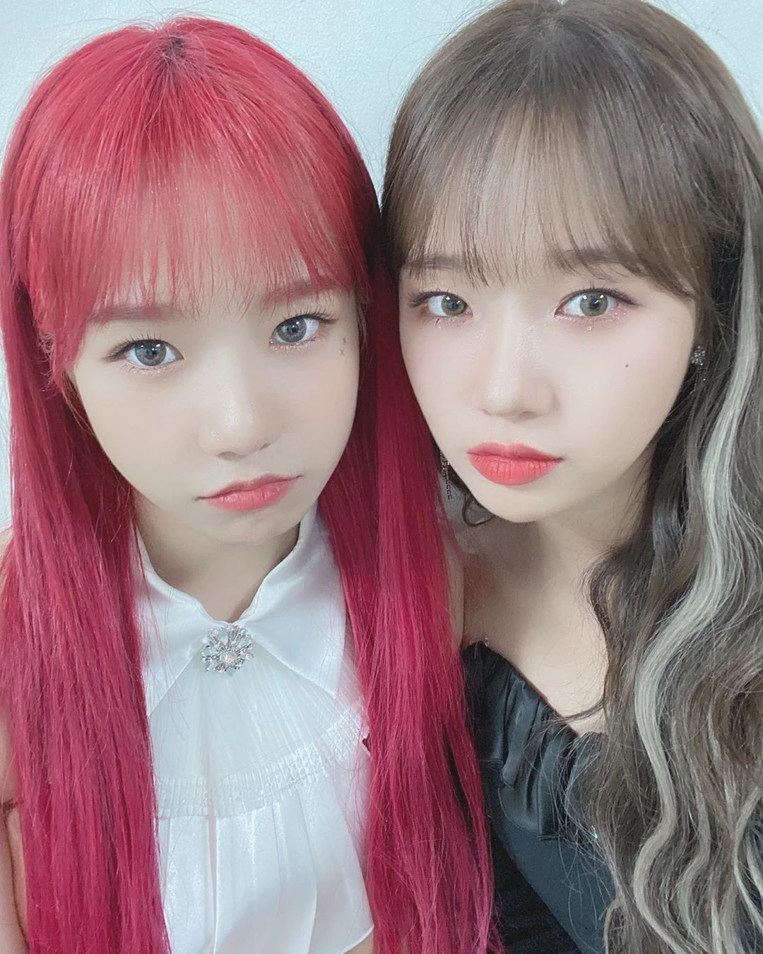 최유정 씨 인스타그램 / 왼쪽 조유리 씨 오른쪽 최유정 씨