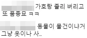 지드래곤 인스타그램 댓글 창