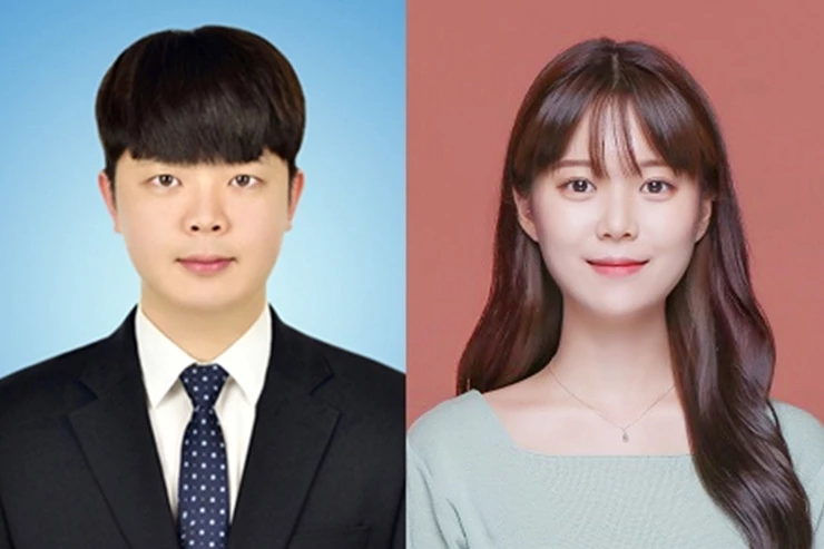 조선대학교 고지성(왼쪽)·손민영