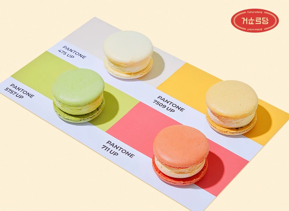 4가지 색상과 맛의 다이어트 마카롱/브랜드엑스코퍼레이션