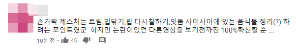 문복희 유튜브 댓글 캡처
