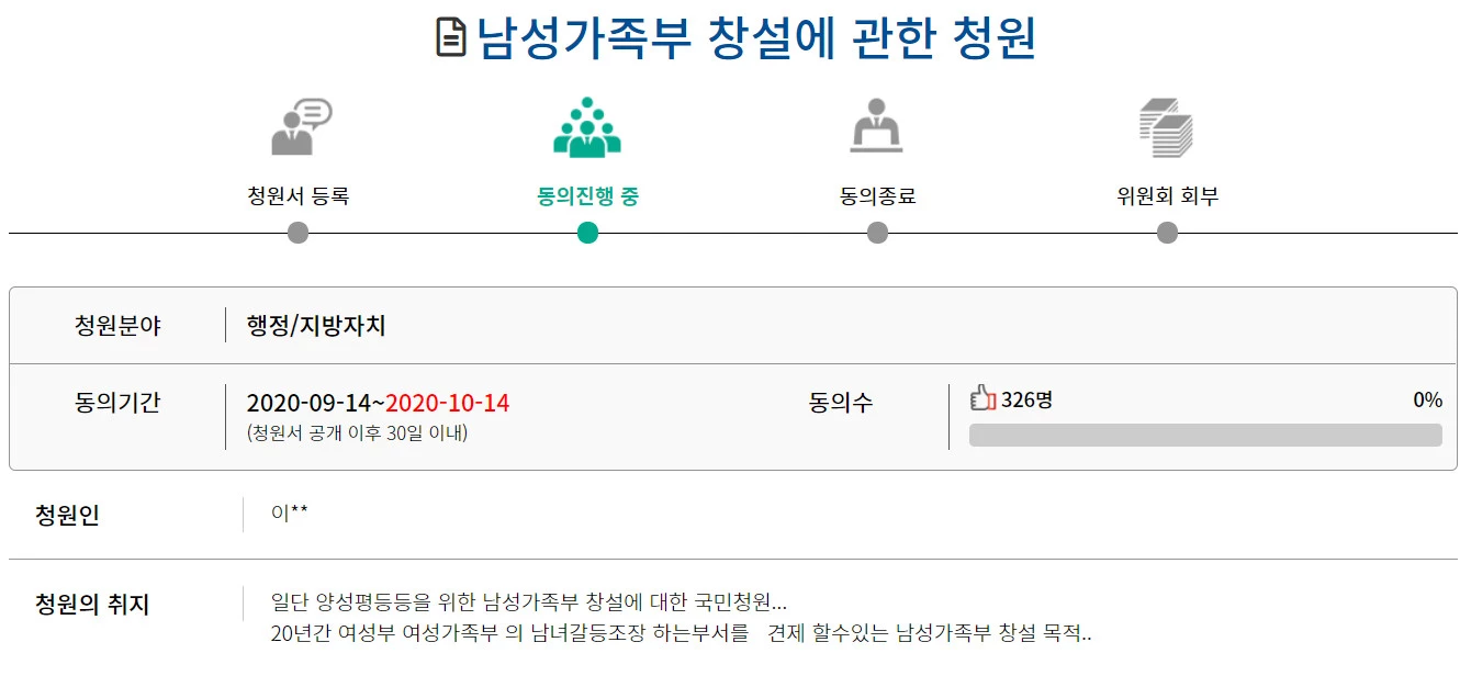 국민청원 홈페이지