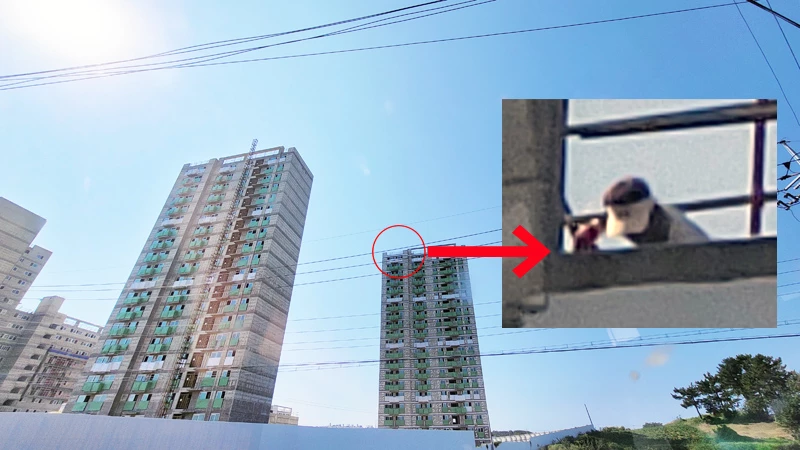 20일, 국민임대주택 건설현장  / 조주연 기자
