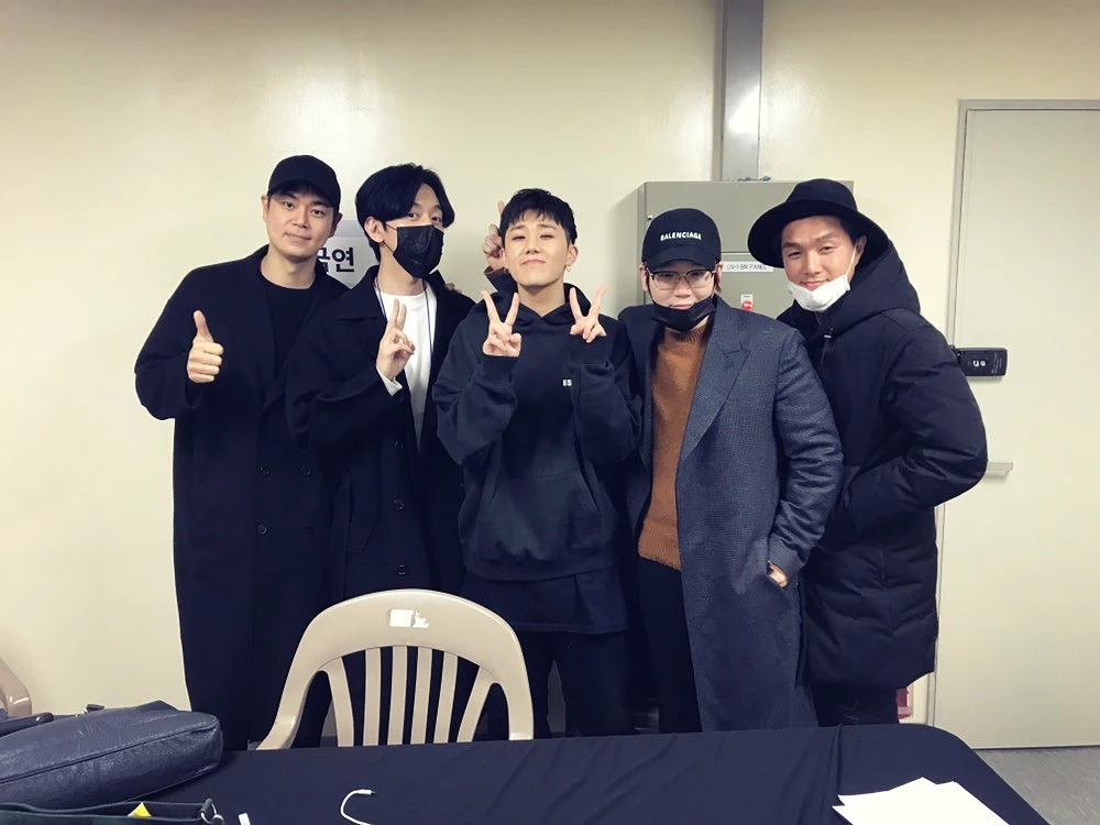 넬 멤버들과 인피니트 김성규 / 이하 김성규 인스타그램