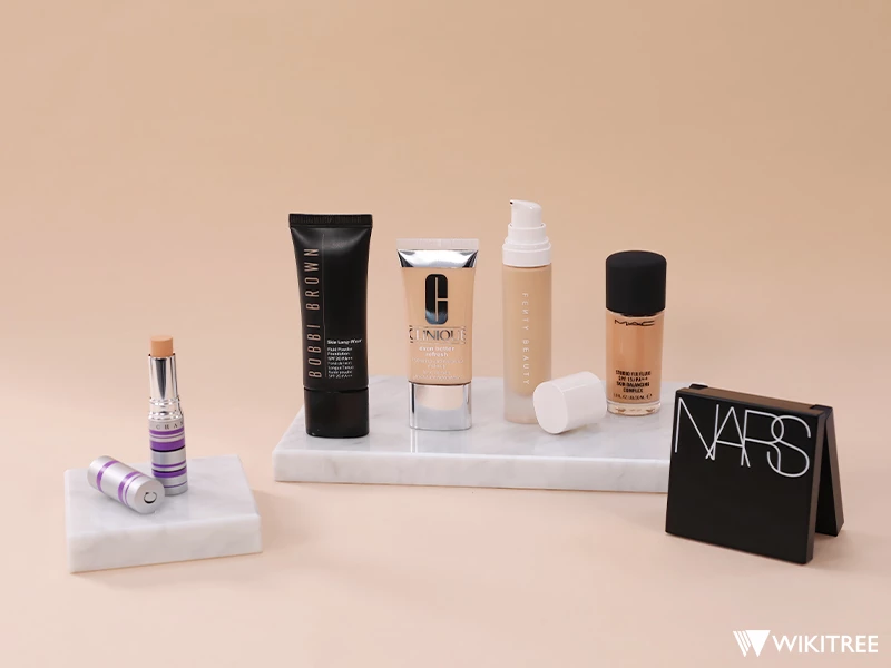 (왼쪽부터) 샹테카이, 바비브라운, 크리니크, 펜티뷰티, 맥, 나스