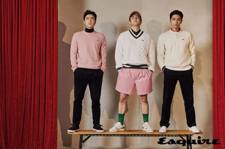 패션 매거진 '에스콰이어' 화보를 찍은 MBC '나혼자 산다' 남성 트리오 이시언, 기안84, 성훈 / 이하 에스콰이어 제공