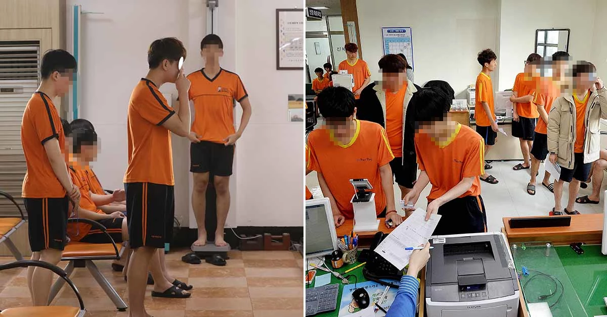 군 입대를 위해 신체검사를 받는 청년들. / 뉴스1