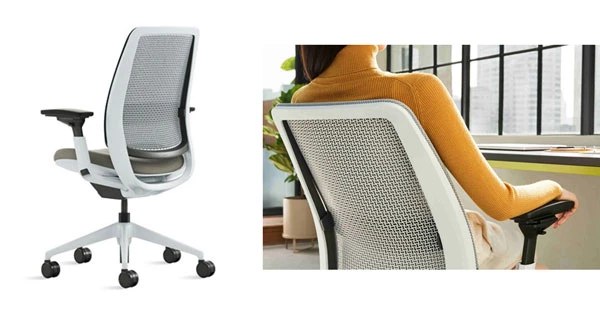 특허 기술이 적용된 스틸케이스 '시리즈2'. 커스터마이징 옵션도 있어 컬러와 마감 선택이 가능하다.   / 스틸케이스 제공