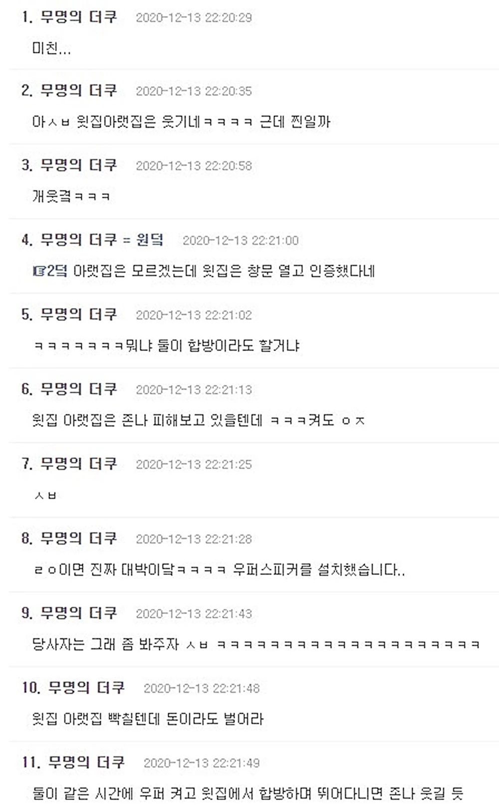 커뮤니티 더쿠에 달린 댓글 / 더쿠