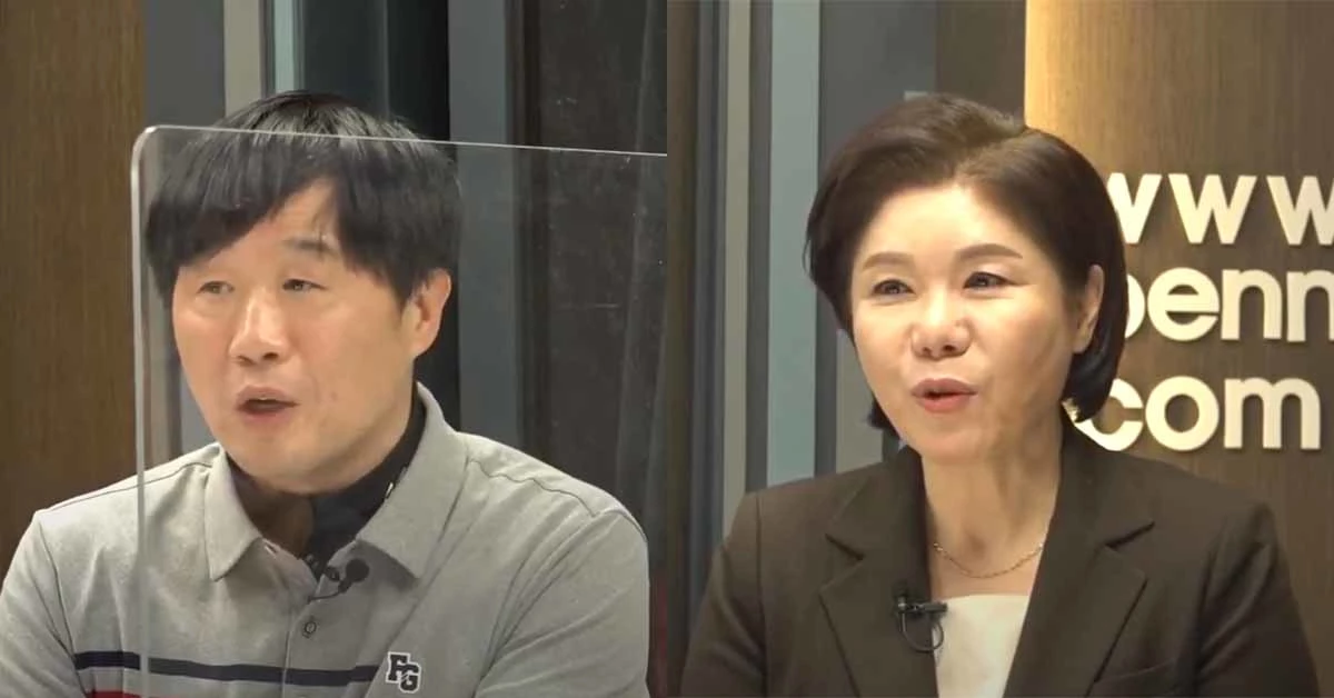 서민 단국대 교수(왼쪽)가 서울시장에 도전하는 조은희 서초구청장(오른쪽)을 공개 지지해 화제를 모으고 있다. / 조은희TV 캡처