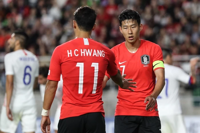 손흥민과 황희찬