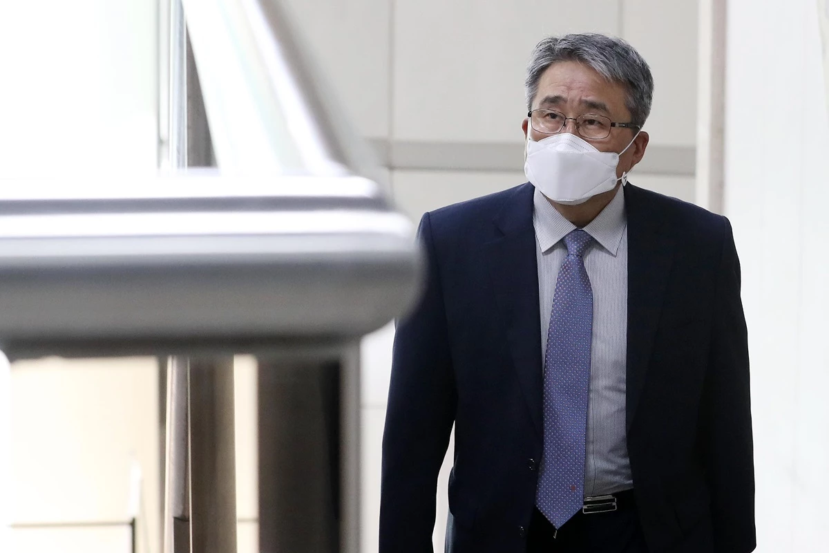 김대열 전 국군기무사령부 참모장이 지난해 5월 18일 오후 서울 서초구 서울중앙지법에서 열린 '세월호 민간인 사찰' 관련 5차 공판에 출석하고 있다. /뉴스1