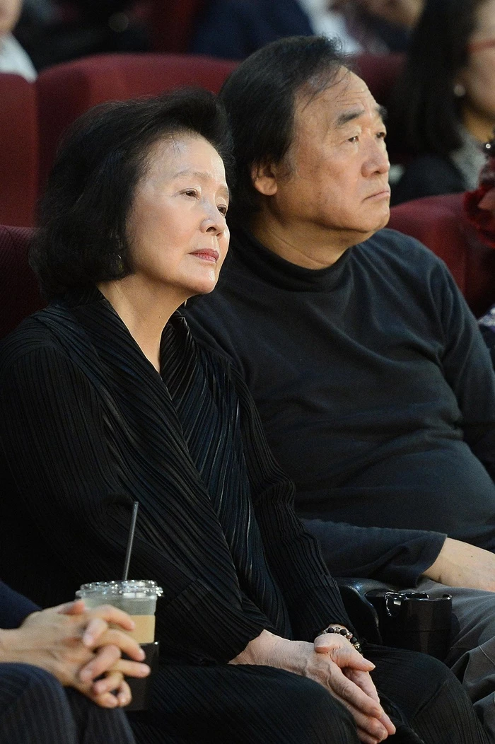 윤정희·백건우 부부의 모습.