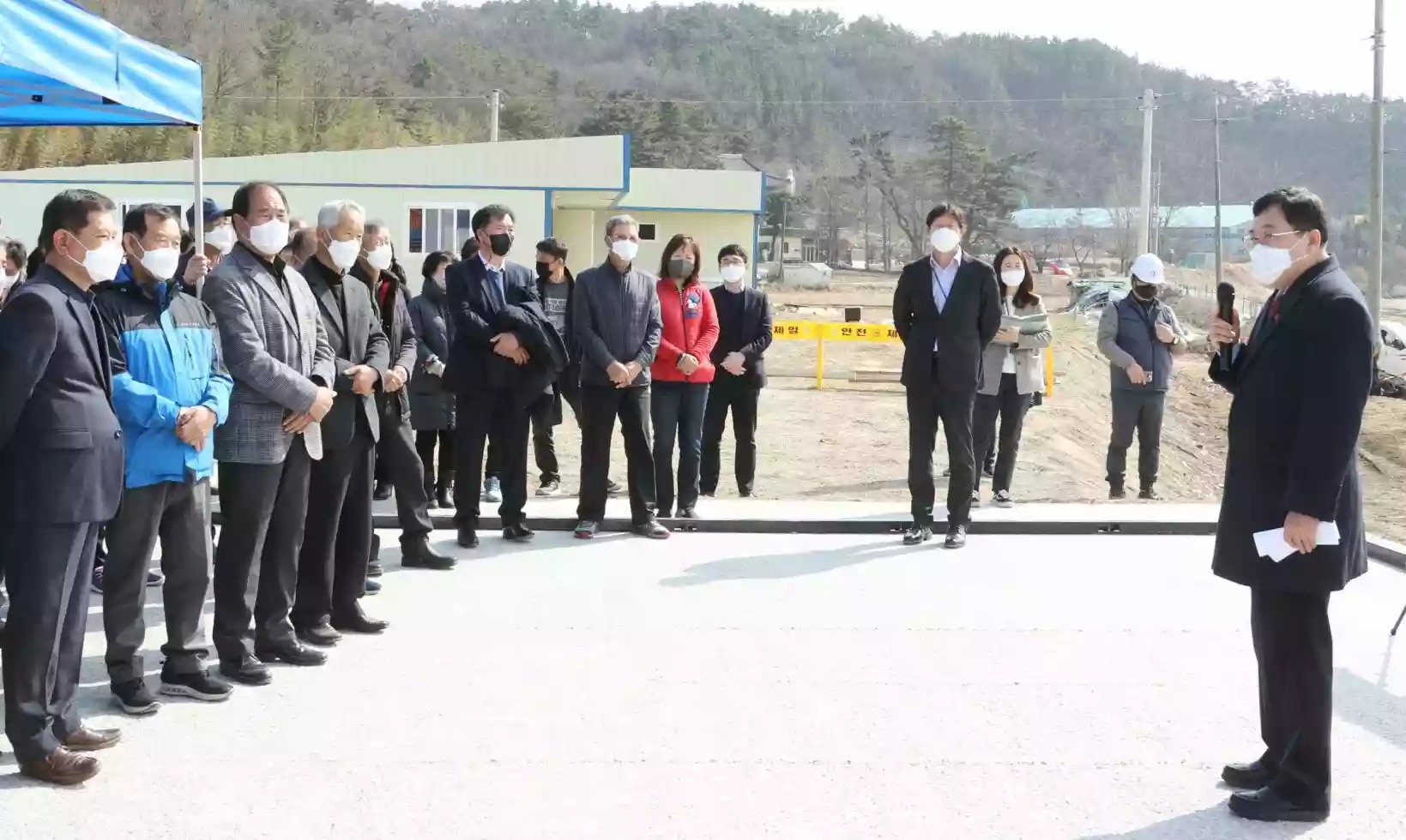 주낙영 경주시장, ‘신당천 하천재해예방사업’·‘금장사거리~흥무로 도로 개설’ 현장 방문
