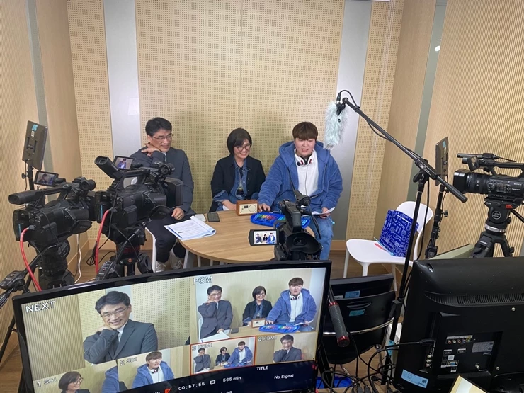 사회복지상담학과 라이브방송 장면 / 대구사이버대