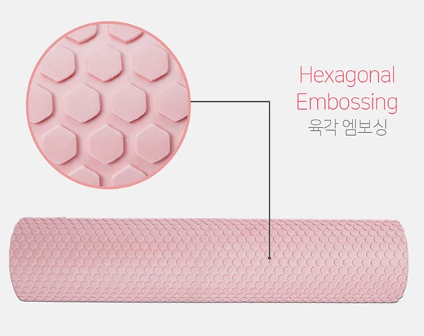 “집에서 필테 가능” 기구 필라테스 할 수 있다는 핑크 폼롤러