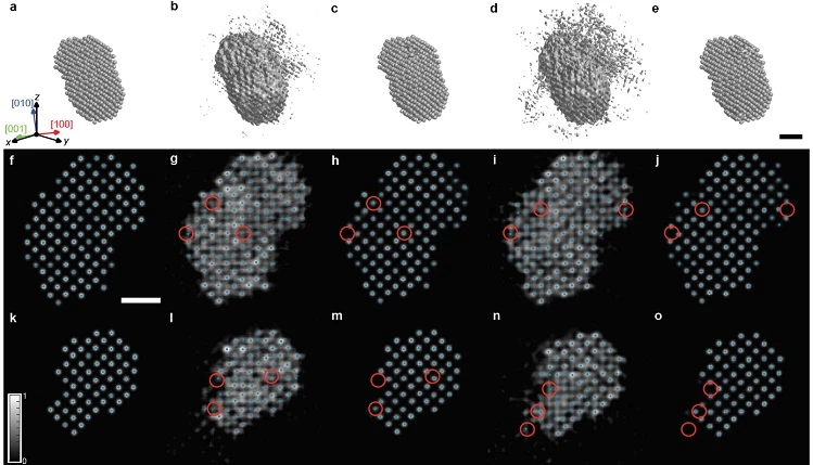 시뮬레이션 원자구조 토모그램에 인공신경망을 적용한 결과 / 카이스트