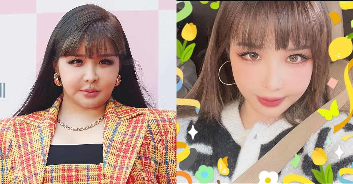 2020년 6월 당시의 모습(뉴스1)과 최근 인스타그램에 올린 사진을 비교하면 박봄이 얼마나 혹독하게 다이어트를 했는지 알 수 있다.