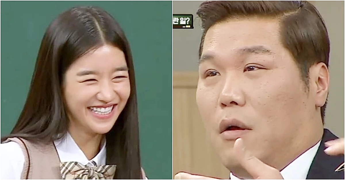 JTBC '아는형님'에 출연한 서예지와 서장훈 / 이하 JTBC '아는형님'