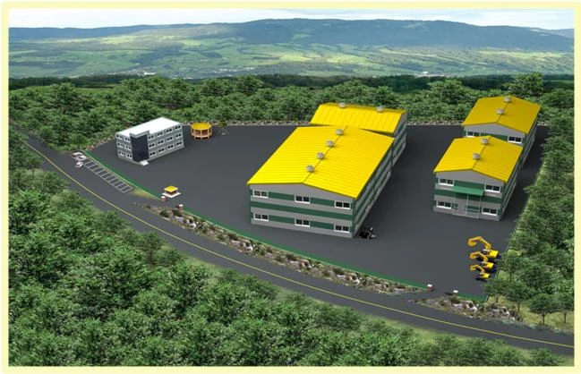 농산물 자원화 센터 조감도