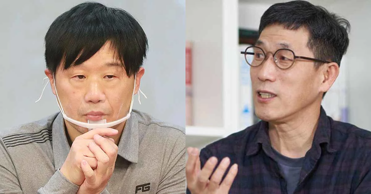 서민 단국대 의대 교수(왼쪽)와 진중권 전 동양대 교수 / 뉴스1