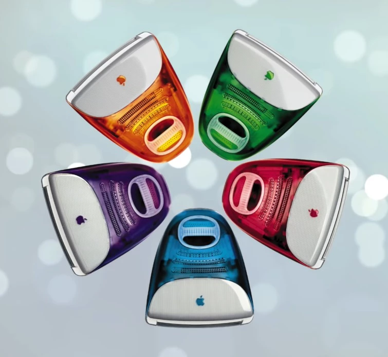 과거 다양한 색상으로 발매된 애플 아이맥 G3 / 유튜브, 'Apple Explained'