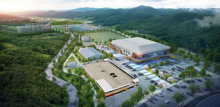 체육공원 내 주차타워 조감도