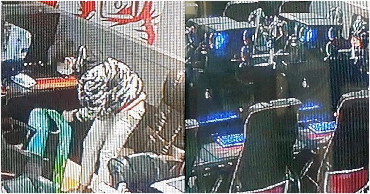 목포에 있는 한 PC방 CCTV에 찍힌 장면 / 이하 '목포고백해' 페이스북