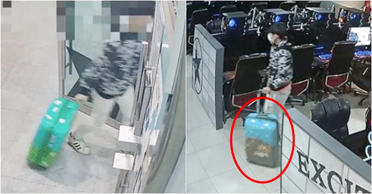 사건 당시 CCTV에 찍힌 장면 / 해당 PC방 측 제공-뉴스1