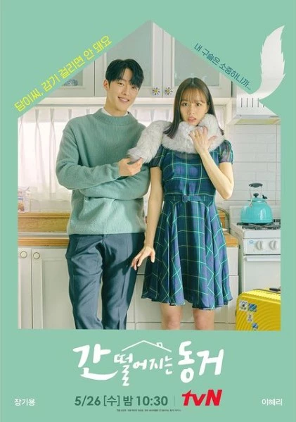 드라마 '간 떨어지는 동거' 메인 포스터 / 이하 tvN 드라마 공식 인스타그램