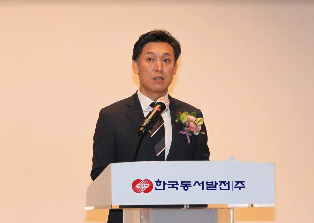 한국동서발전 제8대 김영문 신임 사장이 4월 26일(월) 공식 취임했다. / 사진제공=동서발전