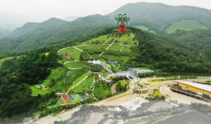 보성차정원 조감도