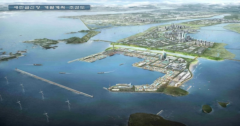 새만금조감도 / 김제시
