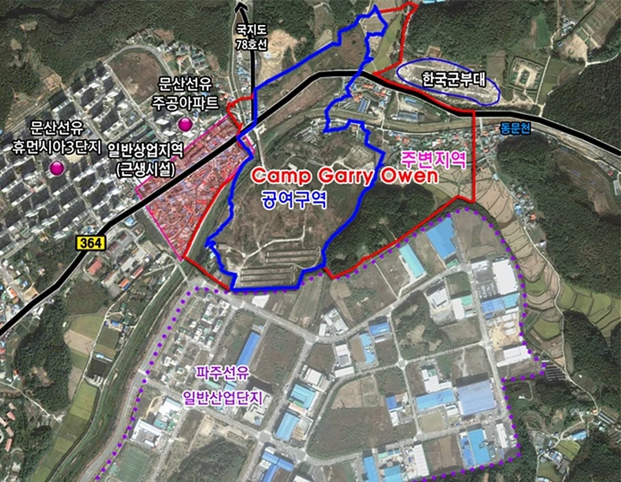 위치도(개리오언) / 이하 파주시청