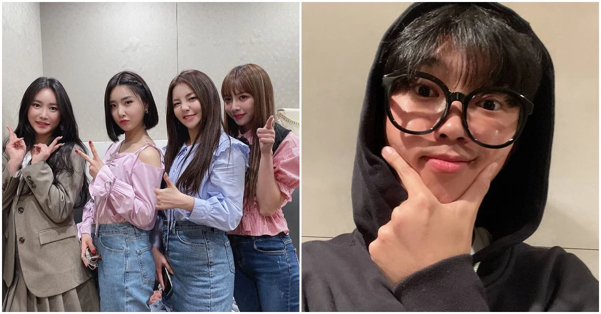 브레이브걸스 공식 인스타그램 - 임영웅 인스타그램