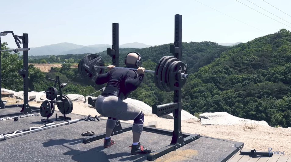 운동하는 김계란 / 이하 유튜브 '피지컬갤러리'