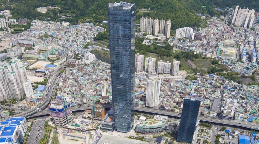 한국남부발전 본사가 위치한 부산국제금융센터 전경 / 사진제공=남부발전