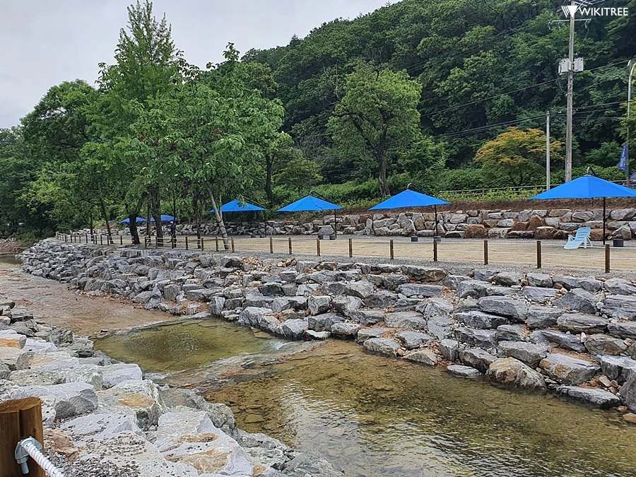 자연석으로 호안을 정비한 모습 / 이하 남양주시청