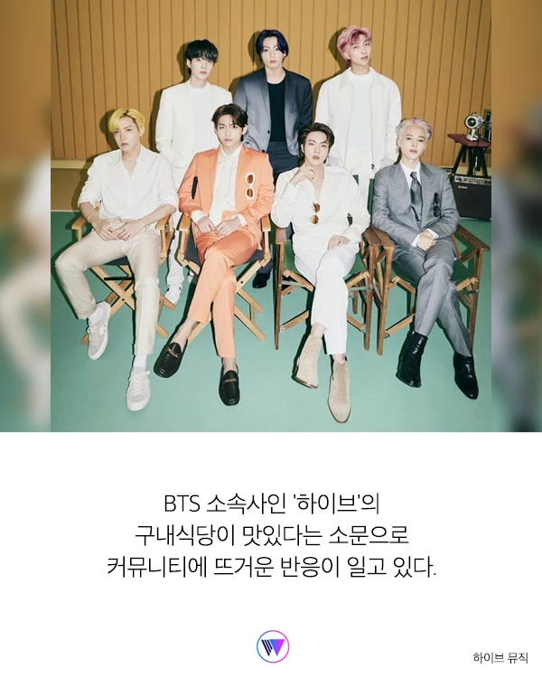 사람들 반응 난리 난 BTS 소속사 구내식당 메뉴