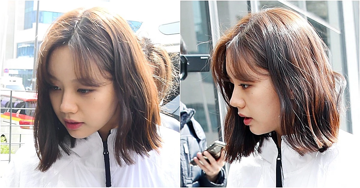 혜리가 지난달 23일 서울 강남구 한 스튜디오에서 열린 광고 촬영을 위해 건물 안으로 들어서고 있다. 자료 사진 / 이하 뉴스1