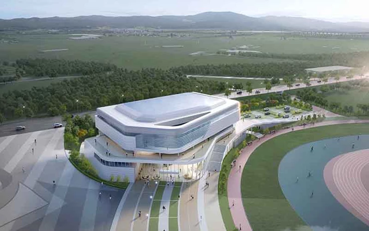 무안스포츠파크 다목적체육관 조감도