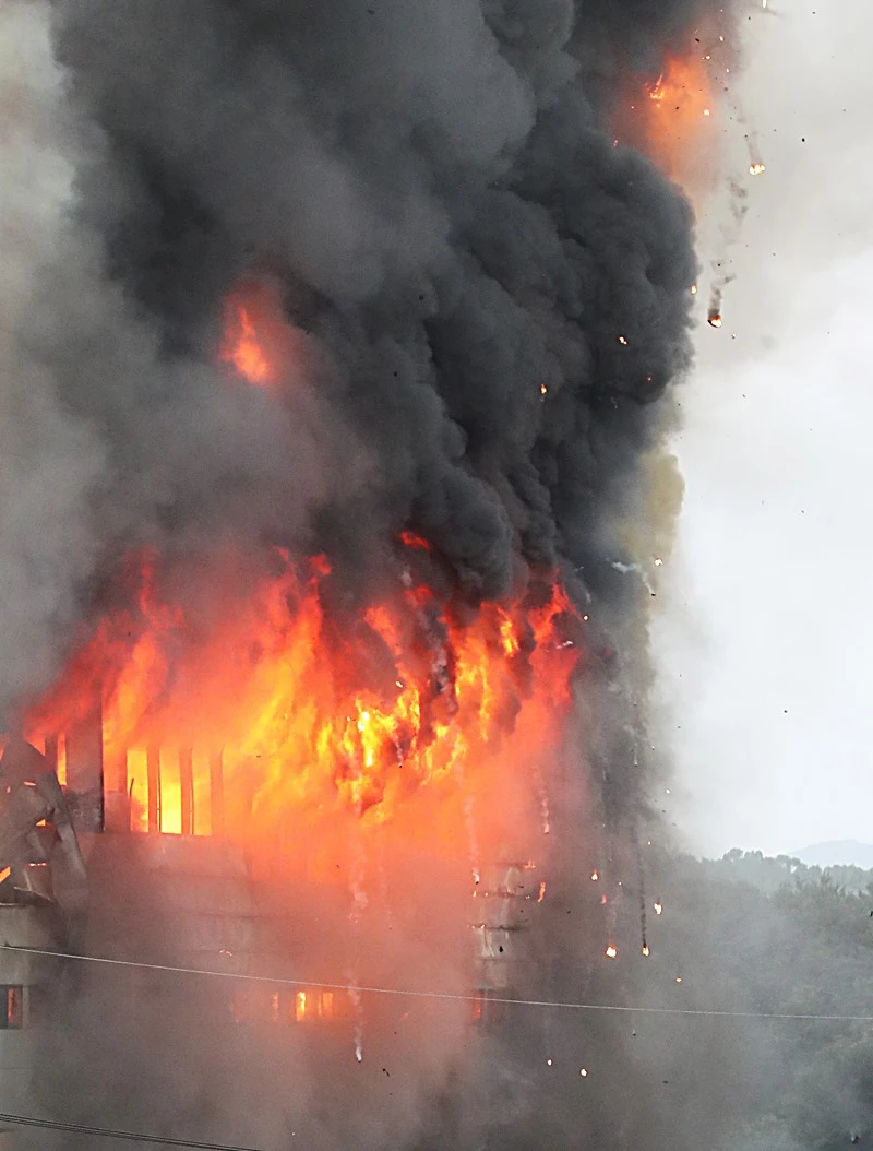 이천 쿠팡물류센터 화재 현장 / 이하 연합뉴스