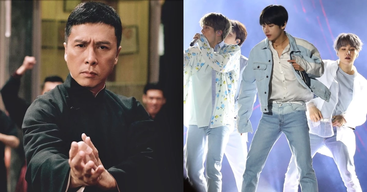 견자단(좌)과 방탄소년단. /'엽문4' 스틸컷, 뉴스1