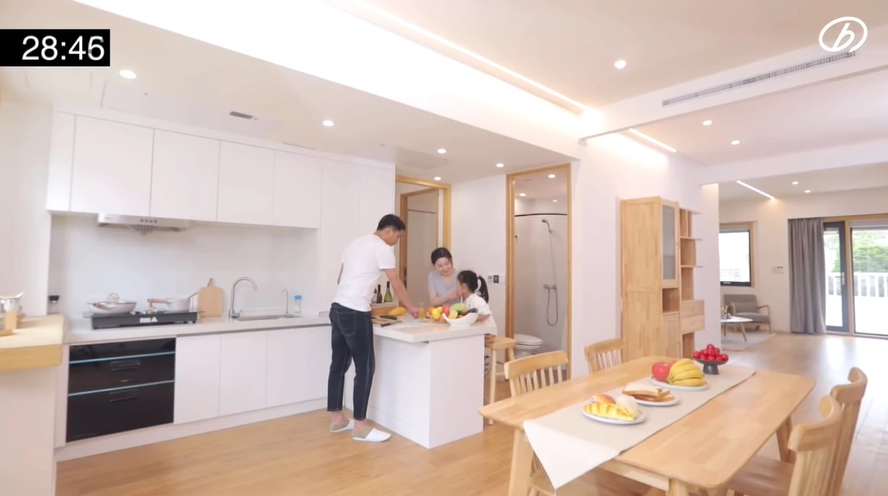 완공된 내부 인테리어