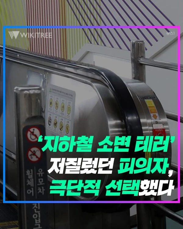 ‘지하철 소변 테러' 저질렀던 피의자, 극단적 선택했다