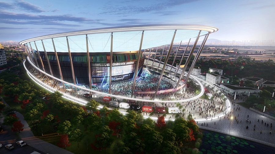CJ라이브시티 아레나 조감도